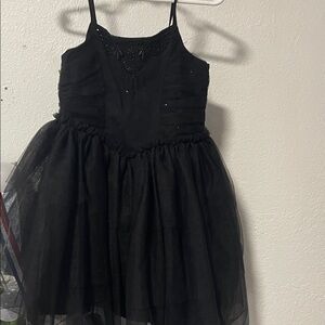 Cotton On Black Dress with Beaded Accents
